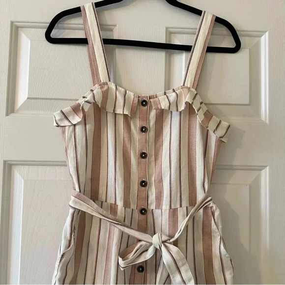 Billabong Sandy Toes Cotton Flax Jumpsuit - Picture 4 of 13